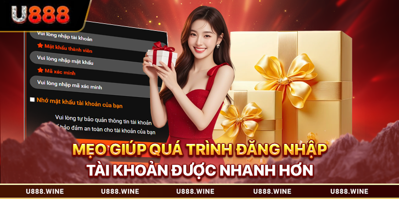 Hướng Dẫn Chi Tiết Đăng Nhập U888 Nhanh Nhất Cho Hội Viên Những mẹo giúp quá trình đăng nhập tài khoản được nhanh hơn