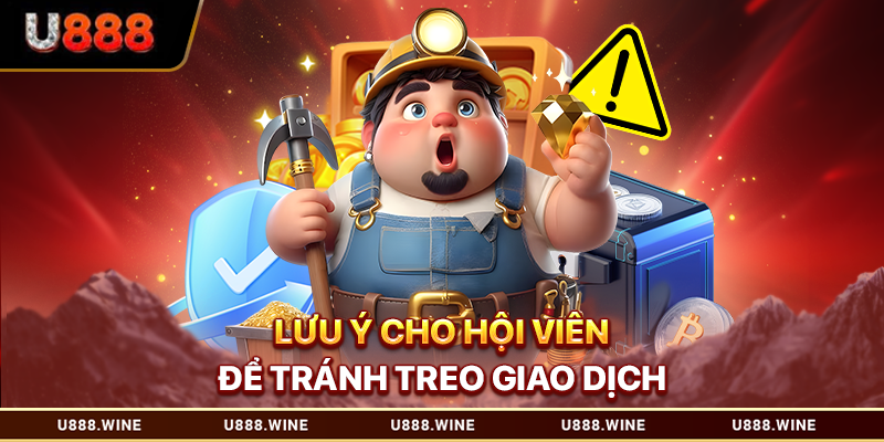 Lưu ý cho hội viên để tránh treo giao dịch